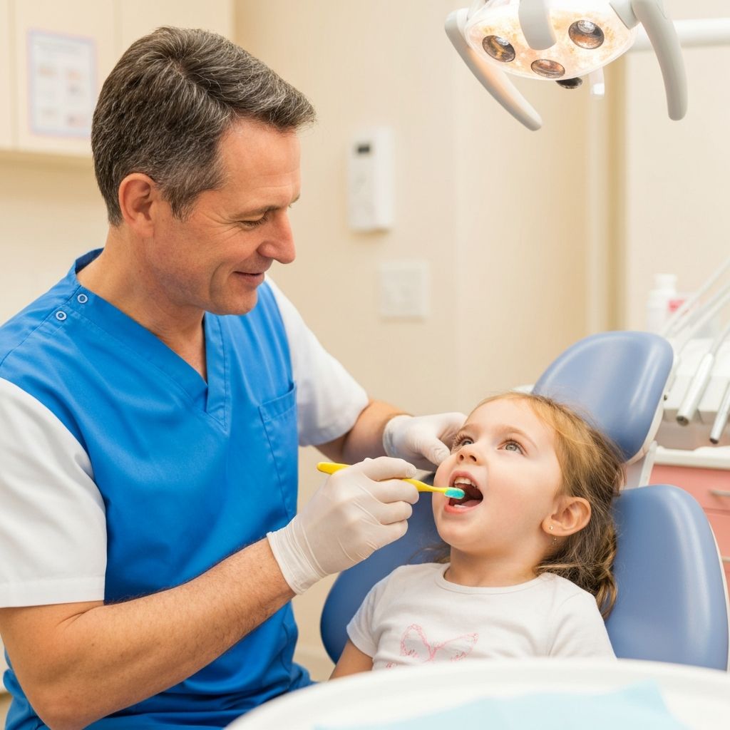 Kids teeth cleaning